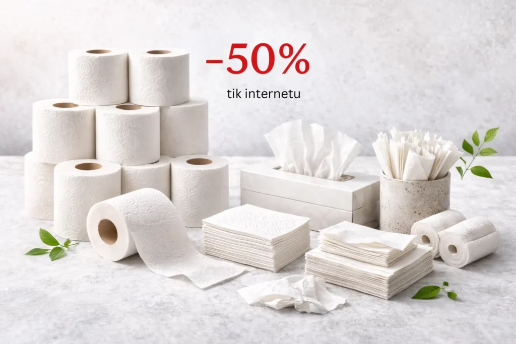 Savaitės pirkinių gidas (vasario 9–15 d.): kur apsipirkti pigiausia? Akcija tualetiniam popieriui, popieriniams rankšluosčiams