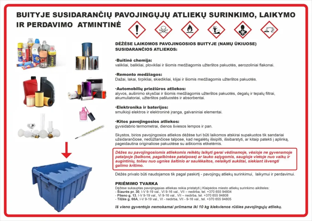 Dėžės pavojingoms atliekoms