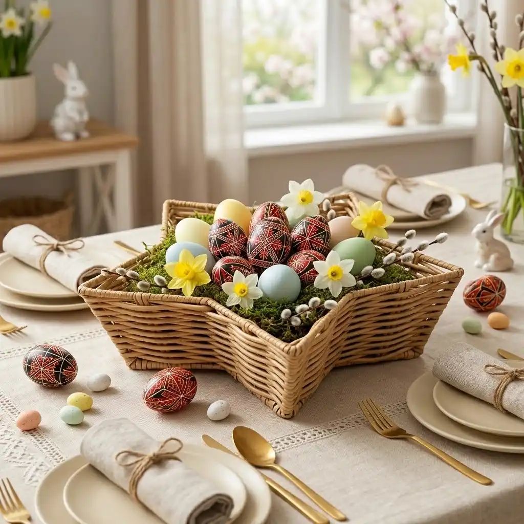 Namų puošyba Velykoms