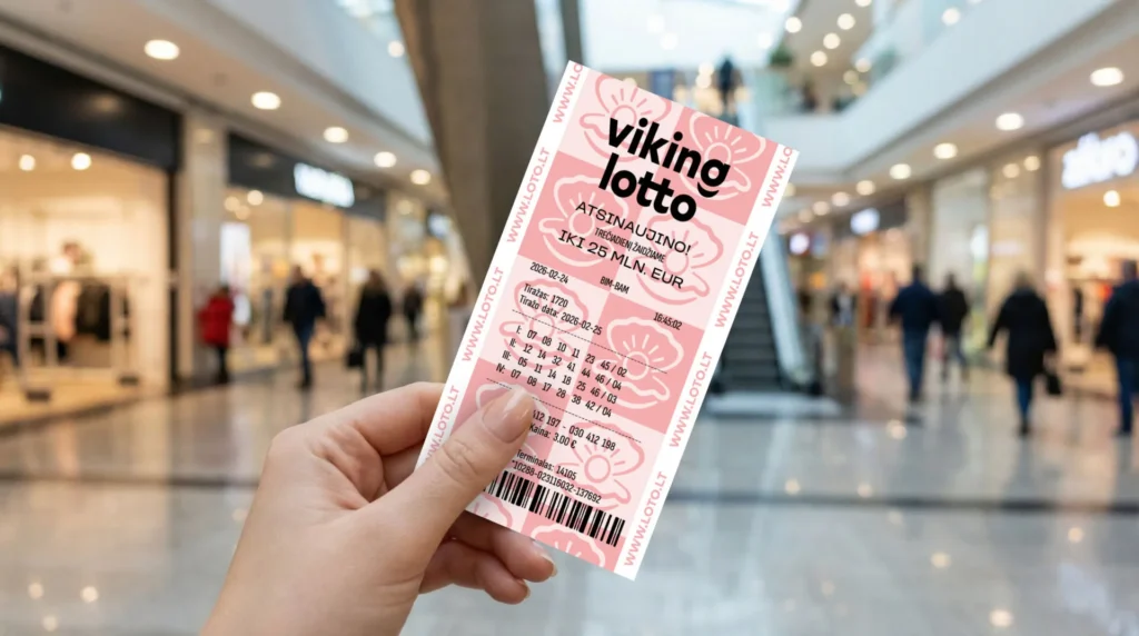 „Perlas“ nuotr. / „Vikinglotto“ bilietas