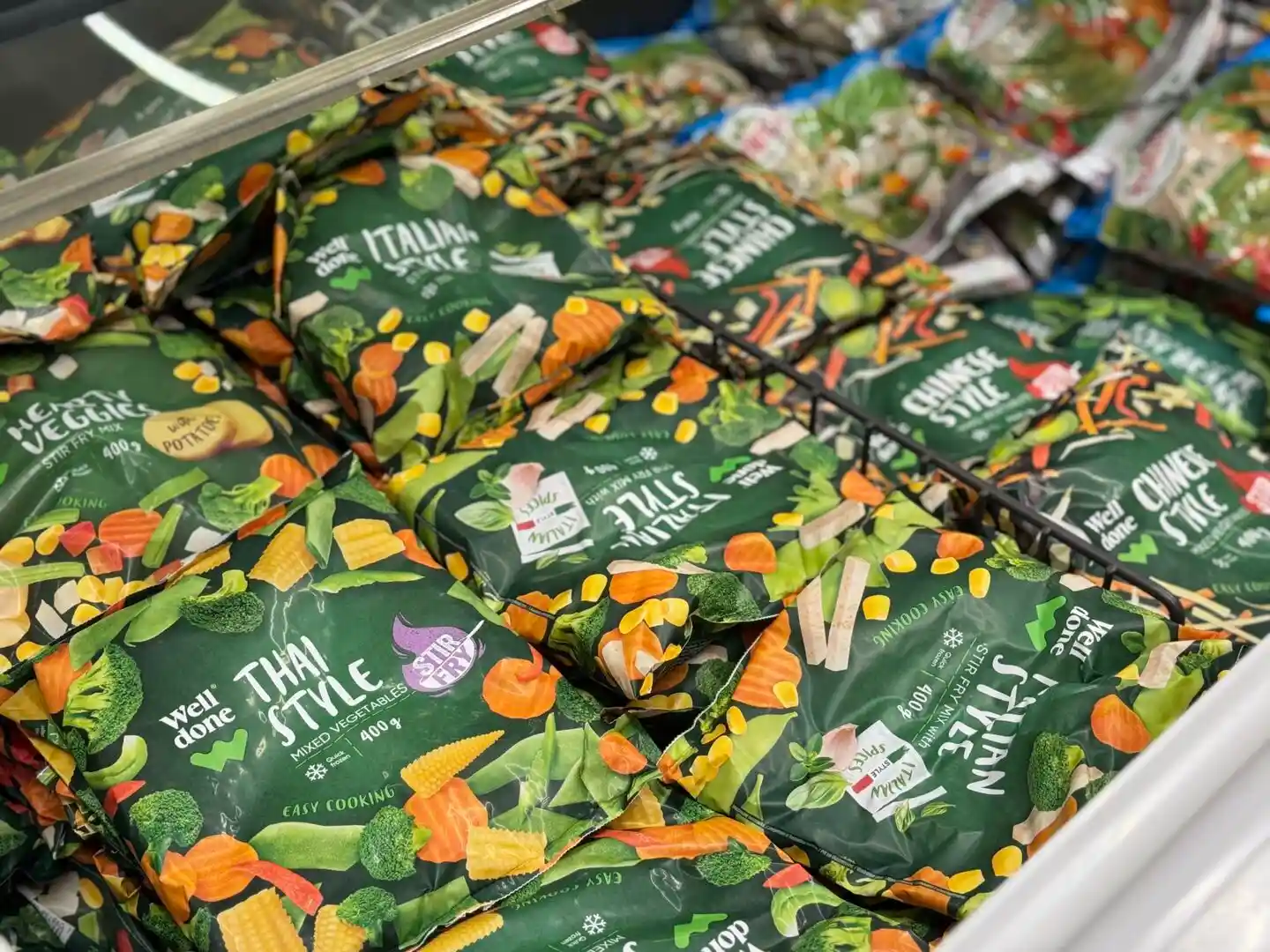„Well Done“ šaldyti produktai