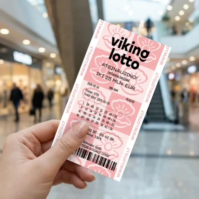 „Perlas“ nuotr. / „Vikinglotto“ bilietas