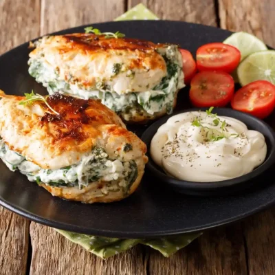 Shutterstock nuotr. / Vištienos filė su varškės ir žolelių įdaru